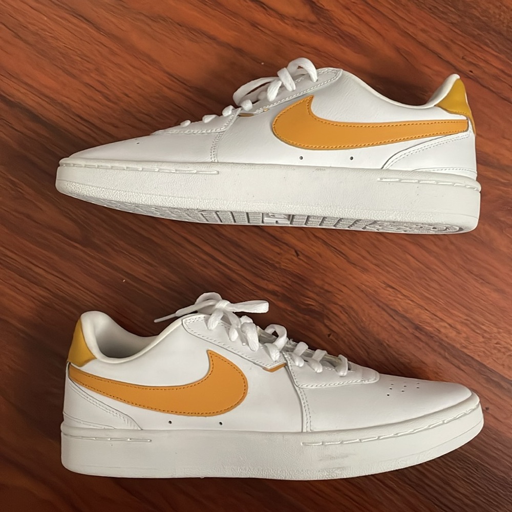 New Nike Women’s Court Blanc white tan sz 9
